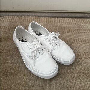 Women’s Authentic White Vans